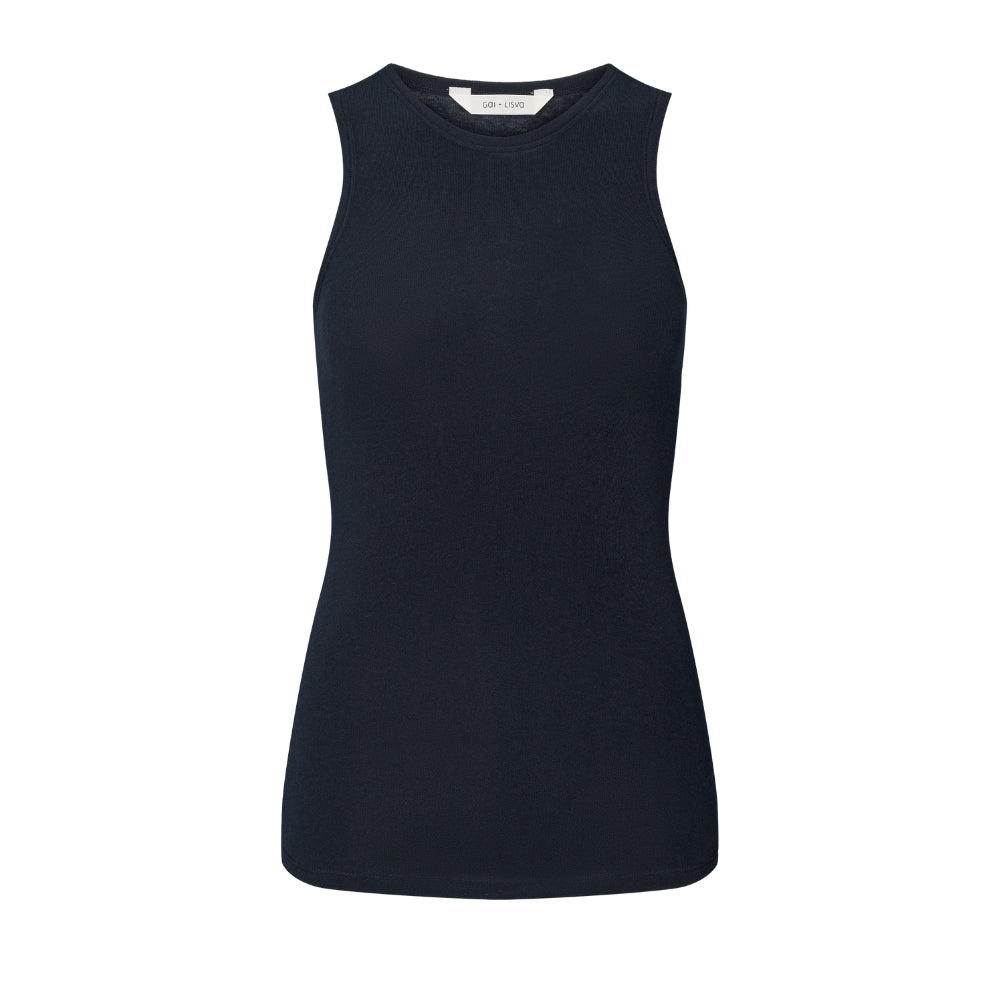 Alberte Wool top - Midnight Blue